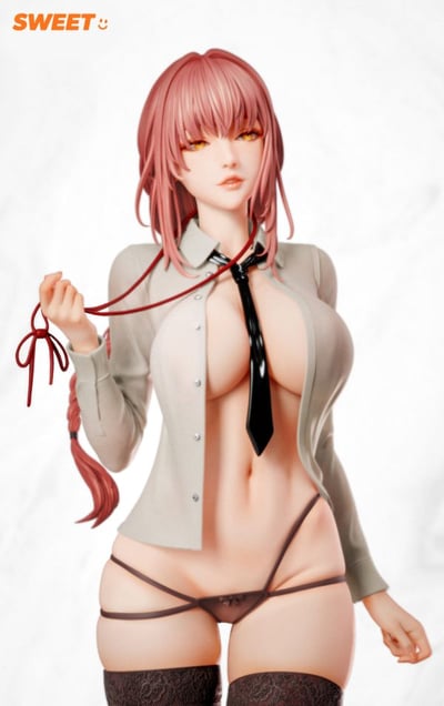 【補款】鏈鋸人 雙頭雕真網襪 瑪奇瑪 X Sweet-Studio5