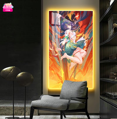 【預購】崩壞：星穹鐵道 焚天燼火 雲璃燈帶畫 X 阿喵畫社4