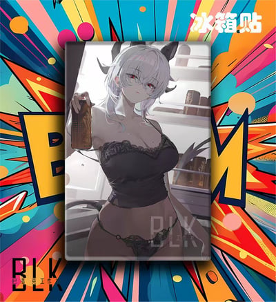 【預購】鳴潮 裝飾畫&冰箱貼《啤酒贊妮》X 巴洛克工作室6