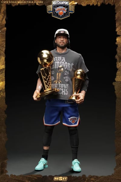 【售罄展示追加請私訊客服@toystationtw】NBA 1/6收藏級可動人偶套裝【可動眼】布倫森奪冠 X Reset-Studio6