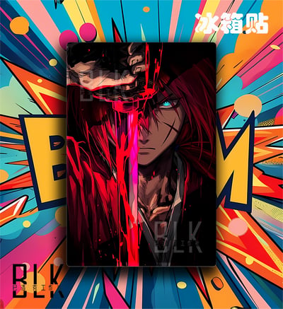 【預購】神劍闖江湖《血色劍心》動漫裝飾畫&冰箱貼 X 巴洛克工作室3
