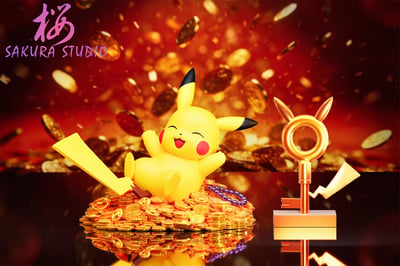 【預購】寶可夢 新年睡著來錢--躺平皮卡丘3.0 X SAKURA櫻3