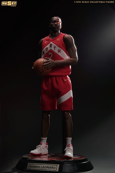 【預購】NBA 1/6收藏級可動人偶套裝 RS猛龍奪冠倫納德 X Reset-Studio9
