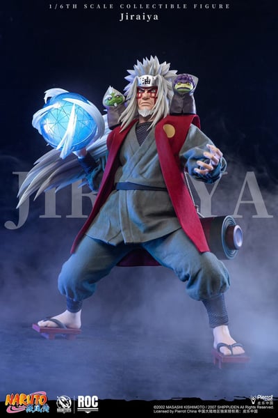 【預購】火影忍者 疾風傳 1/6 Jiraiya 自來也 可動人偶  ROC-019 ROC-020 X Rocket Toys 正版授權5