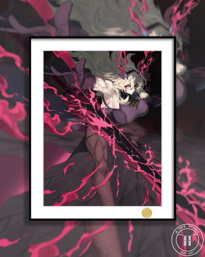 【預購】FGO《巴格斯特》裝飾畫 X H2工作室2