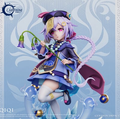 【售罄展示追加請私訊客服@toystationtw】原神 雙版本 殭屍女孩（七七）X Lightning光芒1