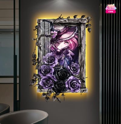 【預購】黑玫瑰 世界計劃鳳燈帶畫 X 阿喵畫社2
