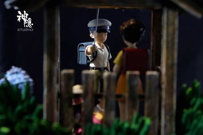 【預購】宮崎駿 剪影瞬間系列 龍貓-雨幕裡的溫柔 X 神隱工作室4