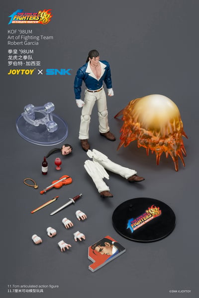 【售罄展示追加請私訊客服@toystationtw】拳皇'98UM 龍虎之拳隊 羅伯特·加西亞 X JOYTOY14