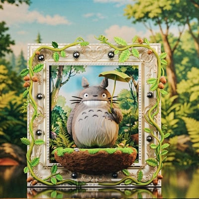 【預購】宮崎駿 藝術畫廊系列NO.2--龍貓 X GEISHA瑰夏社1