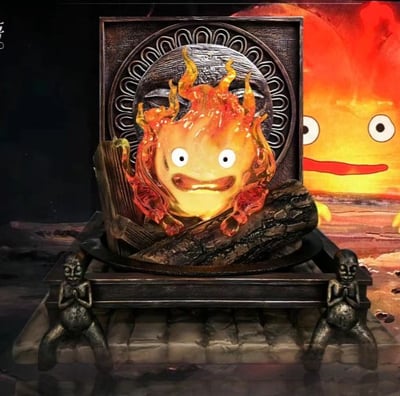 【現貨秒發】宮崎駿 霍爾的移動城堡 桌面系列第一彈 卡西法 X 物語工作室1