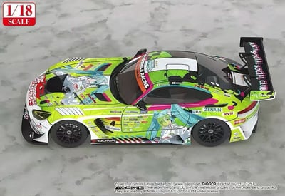 【售罄展示追加請私訊客服@toystationtw】Good Smile 初音未來 AMG 開幕戰痛車 車模 Ver. 再版 X GSC7