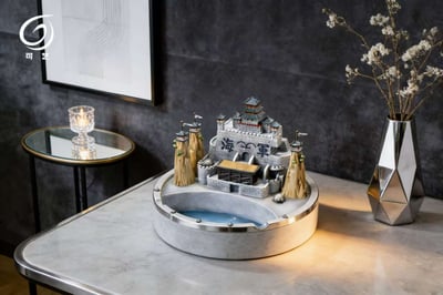 【預購】海賊王 馬林福特海軍本部創意擺件-煙灰缸 X 可藝模玩3