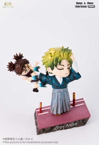 【售罄展示追加請私訊客服@toystationtw】咒術迴戰 Q版場景系列第七彈：直哉暴擊脹相 X Real Creation7
