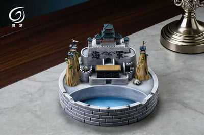 【預購】海賊王 馬林福特海軍本部創意擺件-煙灰缸 X 可藝模玩2