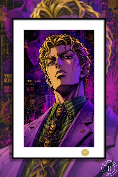 【預購】JoJo的奇妙冒險《JOJO吉良吉影》動漫裝飾畫 X H2工作室2