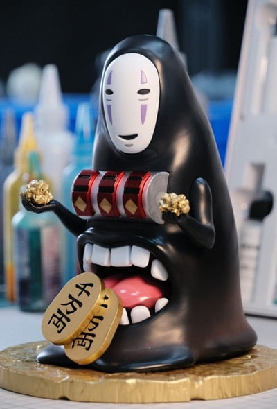 【現貨秒發】宮崎駿 吐錢機無臉男 X MMLAND喵喵島3