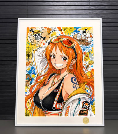 【預購】海賊王《娜美》動漫裝飾畫 X H2工作室5