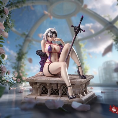 【售罄展示追加請私訊客服@toystationtw】Fate 泳裝貞德 X Comic Hero漫英1