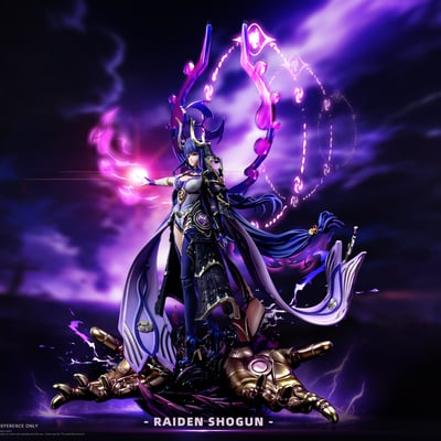 【預購】原神 雷電 X Pink Lady工作室1