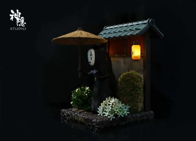 【售罄展示追加請私訊客服@toystationtw】宮崎駿 遇見系列 千與千尋-無臉男的雨夜心事 X 神隱工作室4