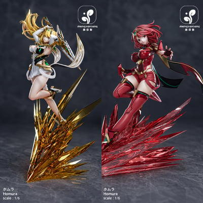 【售罄展示追加請私訊客服@toystationtw】異度之刃—光&焰 X 萌芽象工作室1