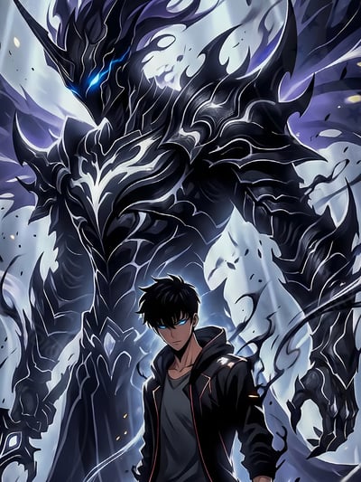【預購】我獨自升級《暗黑程肖宇》動漫裝飾畫 X 星空工作室5