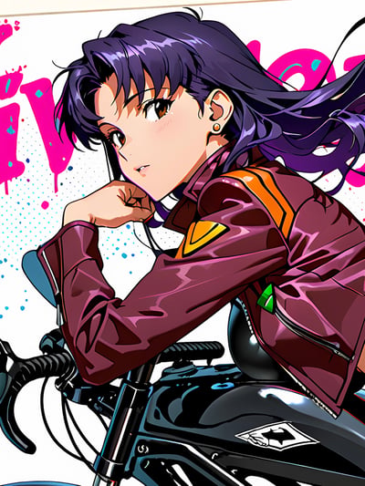 【預購】EVA《機車美里》動漫裝飾畫 X 星空工作室2