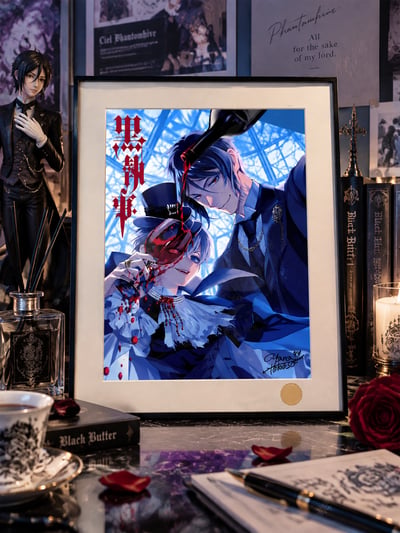 【預購】《黑執事20周年》動漫裝飾畫 X 星空工作室2