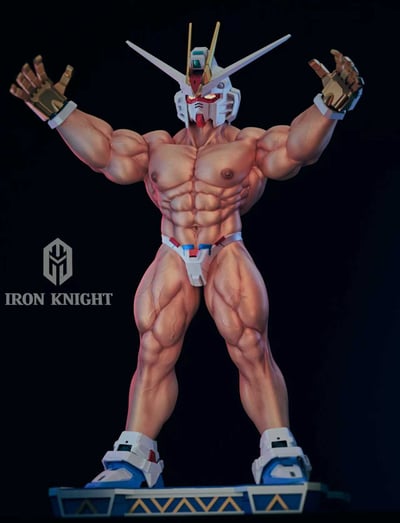 【預購】自由戰士（頭雕眼睛可亮燈）X IRON KNIGHT鐵騎士4