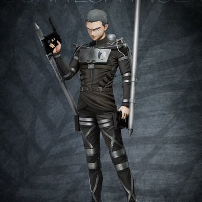 【售罄展示追加請私訊客服@toystationtw】進擊的巨人 柯尼·史普林格 X CHIKARA力量1