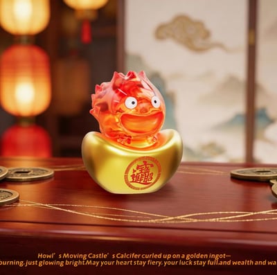 【預購】宮崎駿 來財系列第四彈 金元寶卡西法 X 物語+來財工作室1