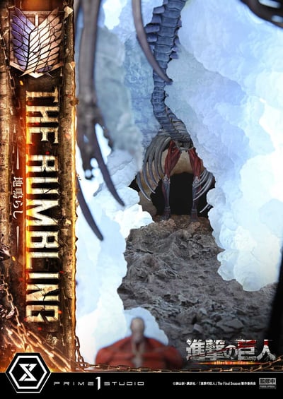 【售罄展示追加請私訊客服@toystationtw】進擊的巨人 雙版本 地鳴雕像 X Prime 1 Statue9