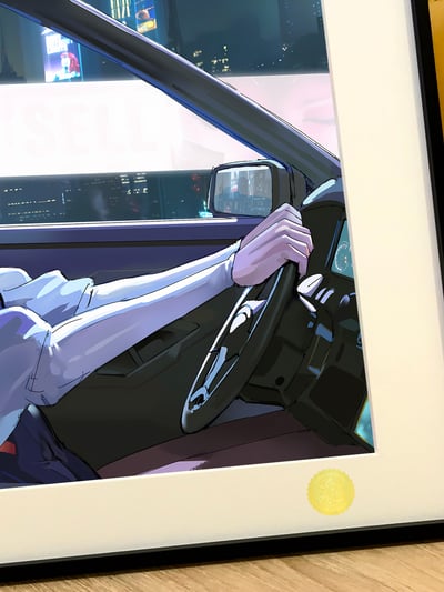 【預購】電馭叛客邊緣行者《車手露西》動漫裝飾畫 X 星空工作室5