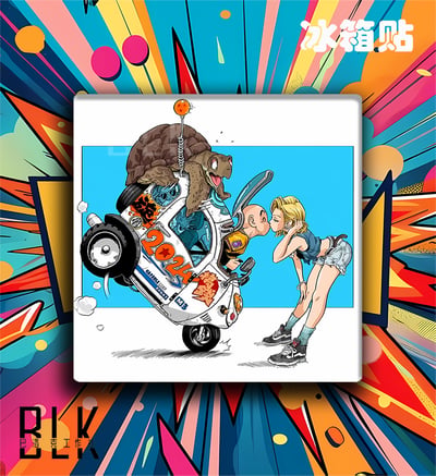 【預購】七龍珠《克林18號》動漫裝飾畫&冰箱貼 X 巴洛克工作室2