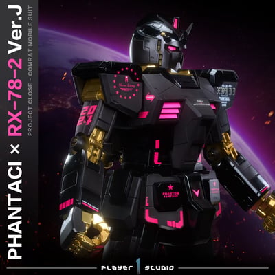 【售罄展示追加請私訊客服@toystationtw】RX-78-2 Ver.J 110cm 高達全身 雕像 X Player 14