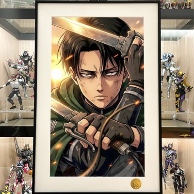【預購】進擊的巨人《火光兵長》裝飾畫 X 星空工作室1