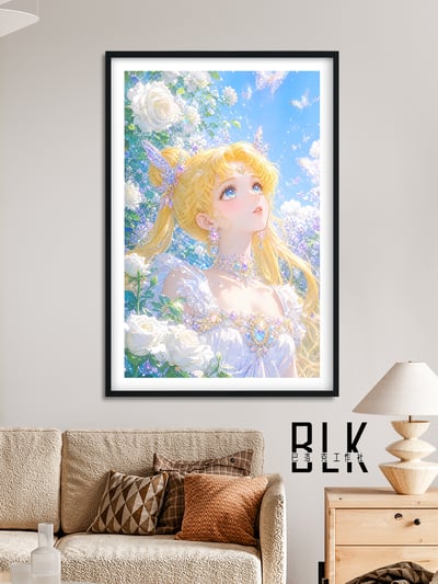 【預購】美少女戰士《白花水兵月》動漫裝飾畫&冰箱貼 X 巴洛克工作室2