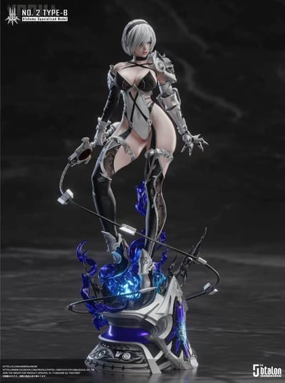【預購】尼爾：自動人形 特異象限系列 寄葉2號B型  煉金特化裝備 X Dtalon Production 5周年紀念3