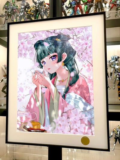 【預購】藥屋少女《櫻花貓貓》動漫裝飾畫 X 星空工作室2