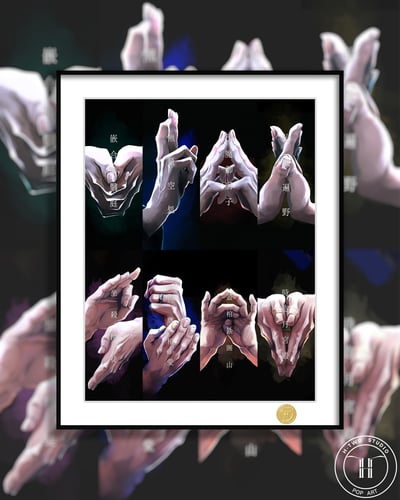 【預購】咒術迴戰《領域展開》動漫裝飾畫 X H2工作室2