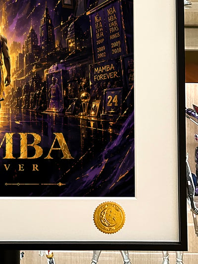 【預購】NBA《Mamba foever》動漫裝飾畫 X 星空工作室4