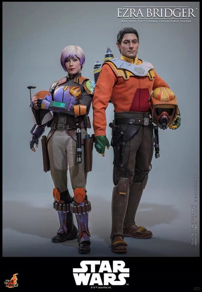 【預購】《星球大戰：義軍崛起》可動 莎賓·雷恩&埃茲拉·布里傑 X HOTTOYS(HT)21