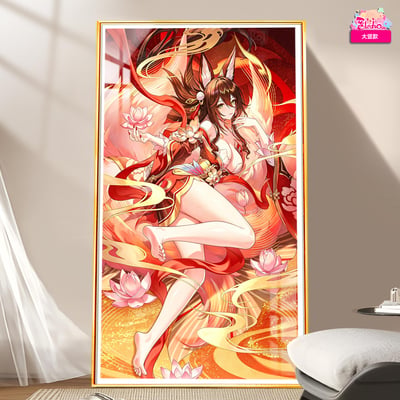 【預購】蓮花古韻 停雲 超清裝飾畫 X 阿喵畫社1