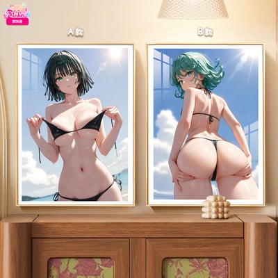 【預購】一拳超人 龍卷&吹雪姐妹雙聯 8k主題高清裝飾畫 X 阿喵畫社1