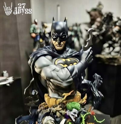 【預購】DC 雙比例 蝙蝠俠胸像 X 27獄1
