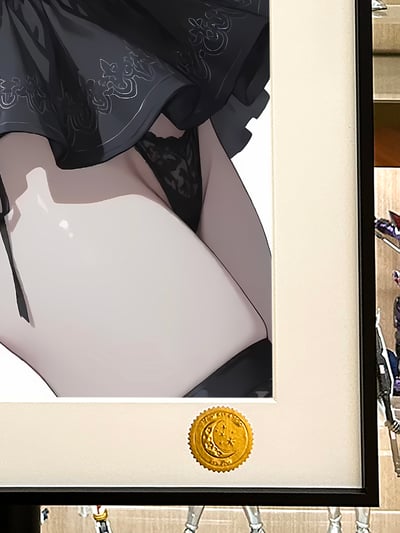 【預購】尼爾自動人形《黑裙2B》動漫裝飾畫 X 星空工作室4