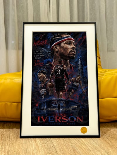 【預購】NBA《王朝-艾弗森》動漫裝飾畫 X 星空工作室3