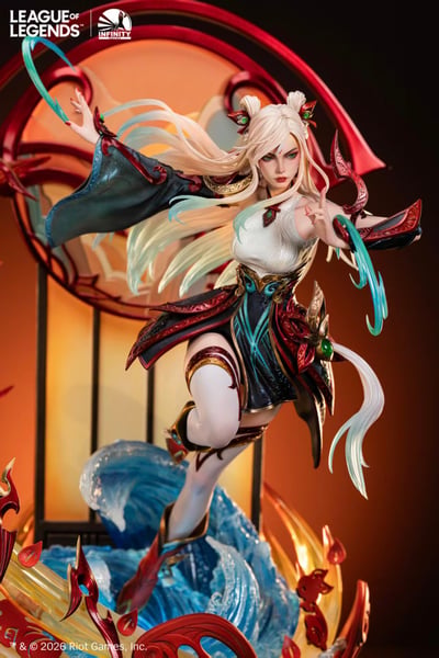 【預購】《英雄聯盟》剪紙仙靈 1/4全身像 艾瑞莉婭 X 開天工作室5