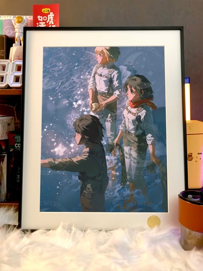 【預購】進擊的巨人《大海》動漫裝飾畫 X 星空工作室4
